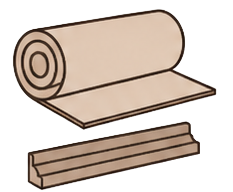 Replacing floor coverings and skirting boards